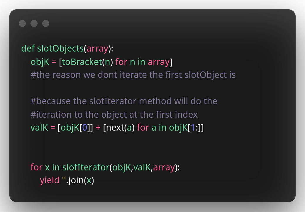 slotObjects